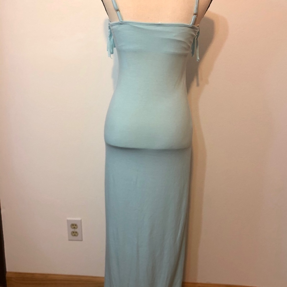 3/$25🎈Nordstrom Rebel Sky boho maxi baby blue dr… - Picture 4 of 10